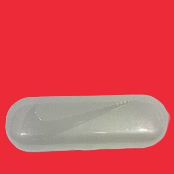 NIKE Clear Hard Eyeglasses Case Just Do It Swoosh - Picture 1 of 4